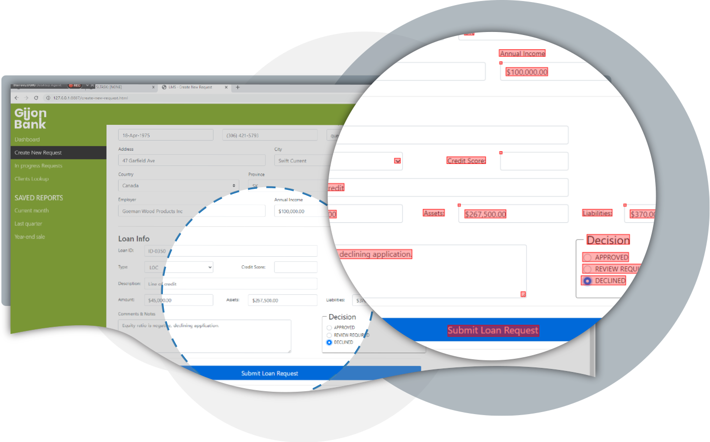 Process mining. Semantic screen recognition